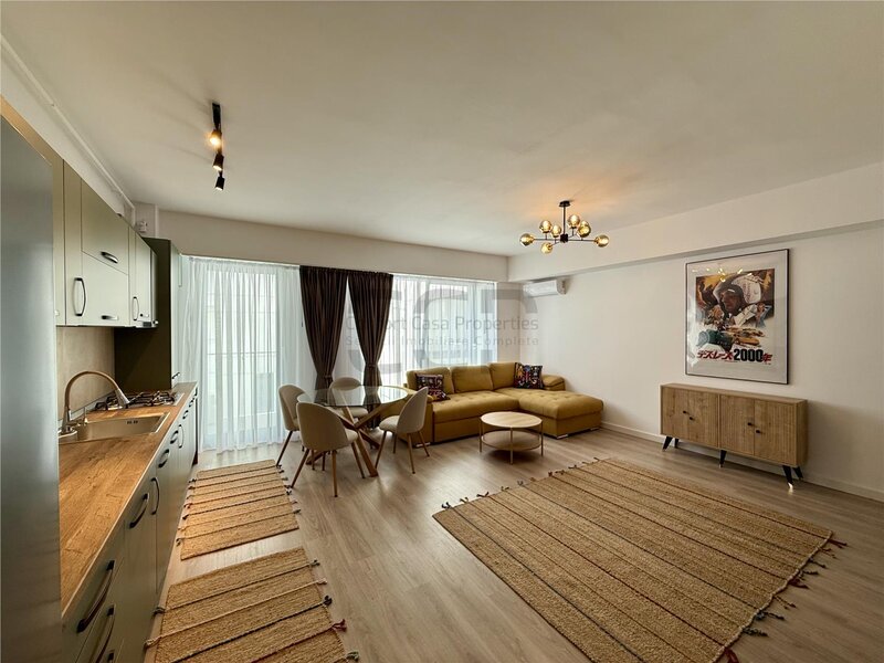 Rond Alba Iulia, Decebal, apartament 2 camere lux, totul nou, prima inchiriere, loc parcare.