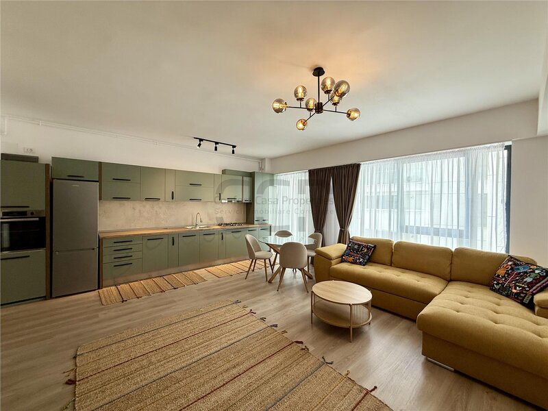 Rond Alba Iulia, Decebal, apartament 2 camere lux, totul nou, prima inchiriere, loc parcare.